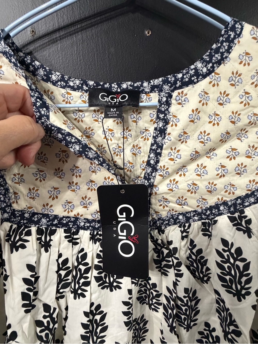 NWT Gigio Cotton Printed Dress - Picture 5 of 16